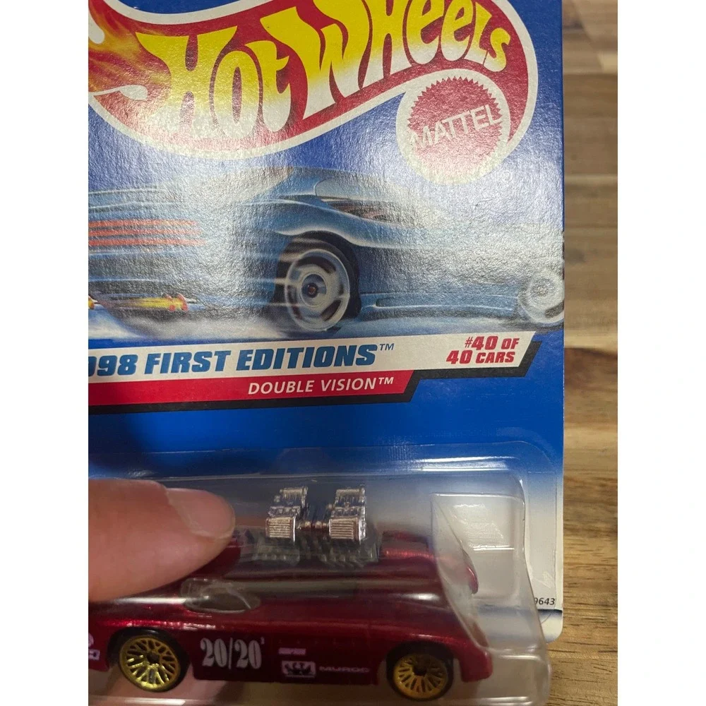 Hot Wheels 1998 First Editions Double Vision Red 40/40 Collector 684 Mattel
